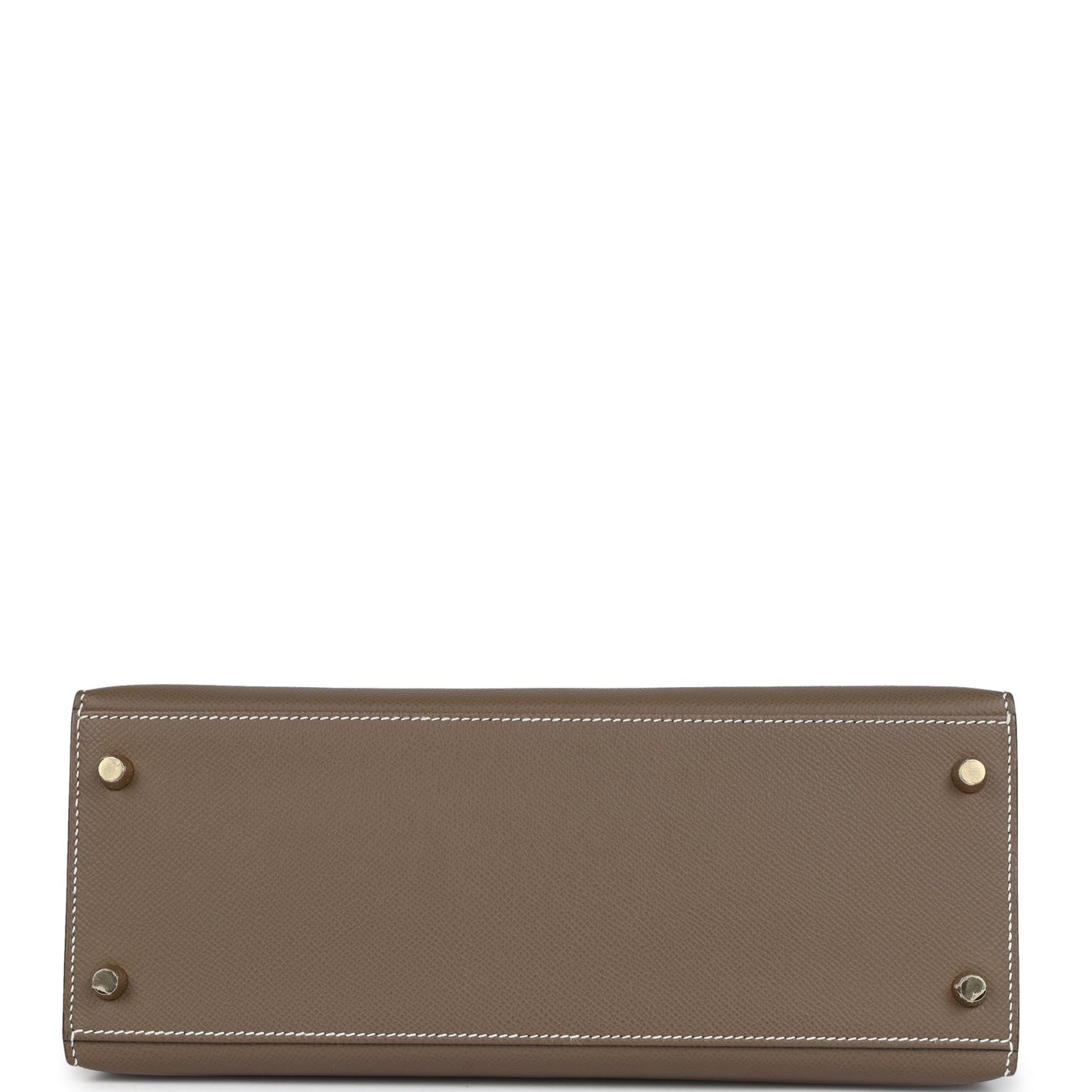 New Hermes Kelly Sellier 28 Etoupe Epsom Gold Hardware