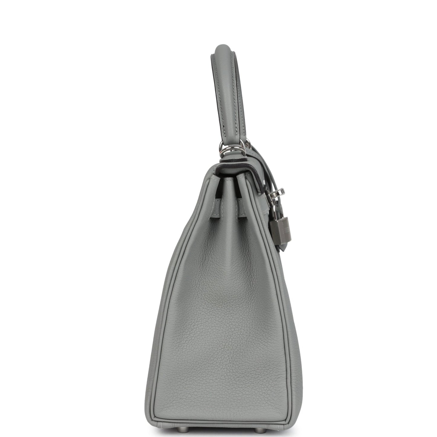 Hermes Kelly Retourne 25 Gris Mouette Togo Palladium Hardware