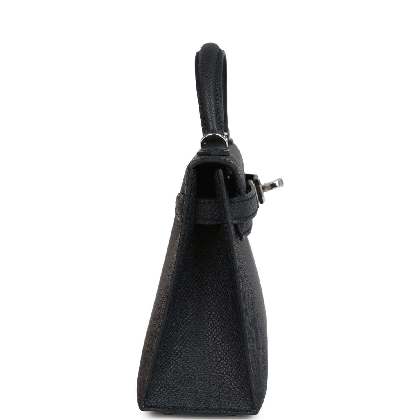Hermes Kelly Sellier 20 Black Epsom Palladium Hardware