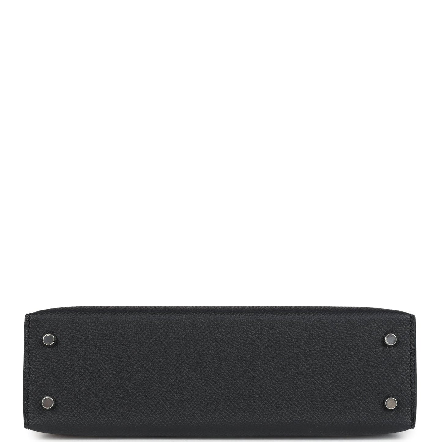 Hermes Kelly Sellier 20 Black Epsom Palladium Hardware