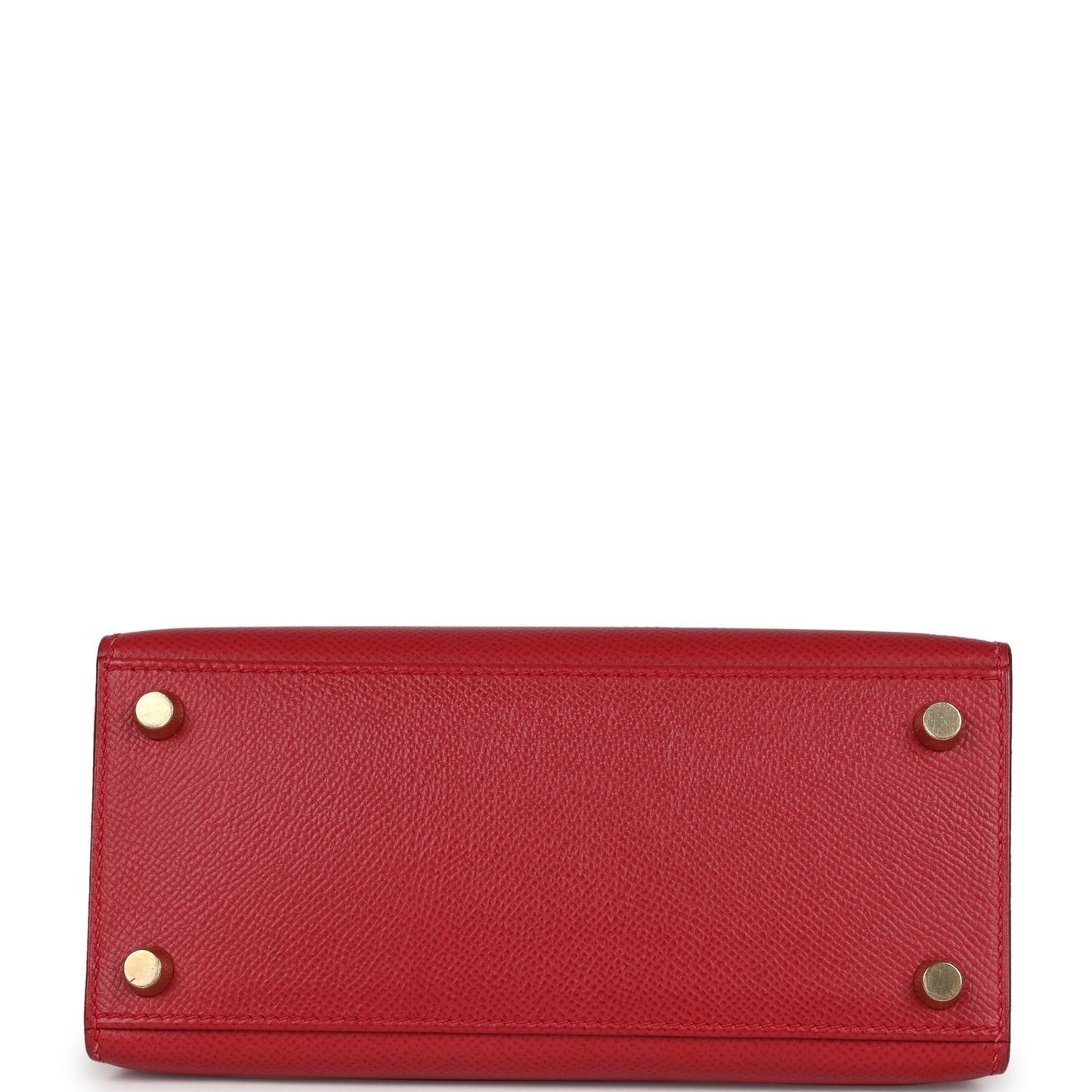 Hermes Kelly Sellier 20 Rouge Vif Courchevel Gold Hardware