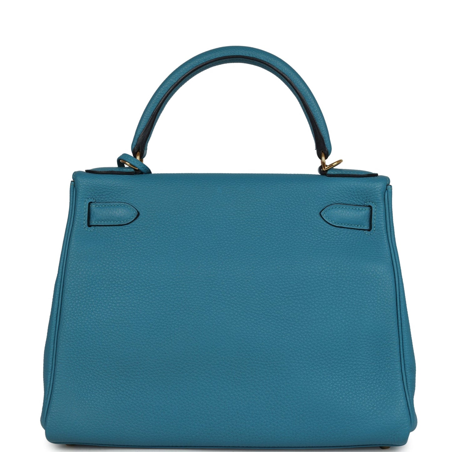 Hermes Kelly Retourne 28 Turquoise Togo Gold Hardware