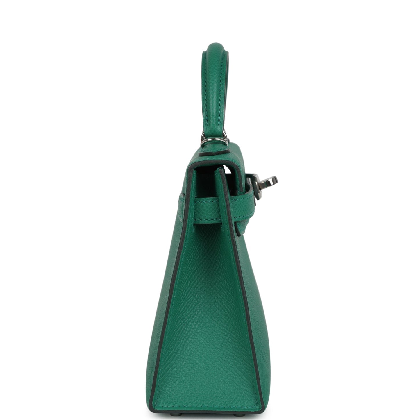 Hermes Kelly Sellier 20 Vert Vertigo Epsom Palladium Hardware