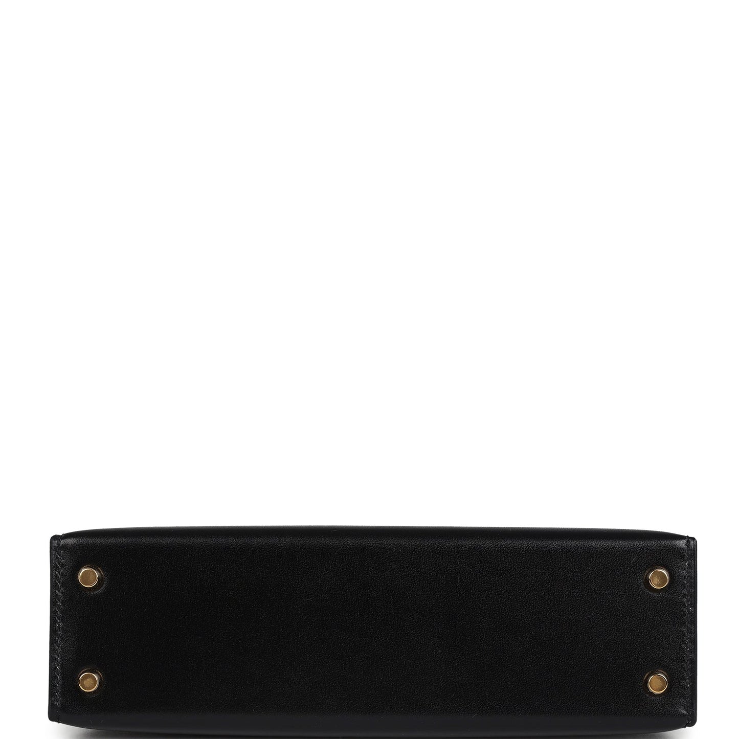Hermes Kelly Sellier 20 Black Box Gold Hardware