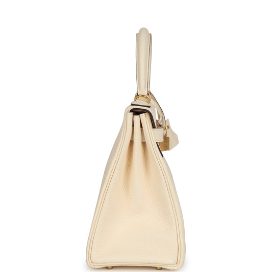 Hermes Kelly Retourne 28 Nata Clemence Gold Hardware