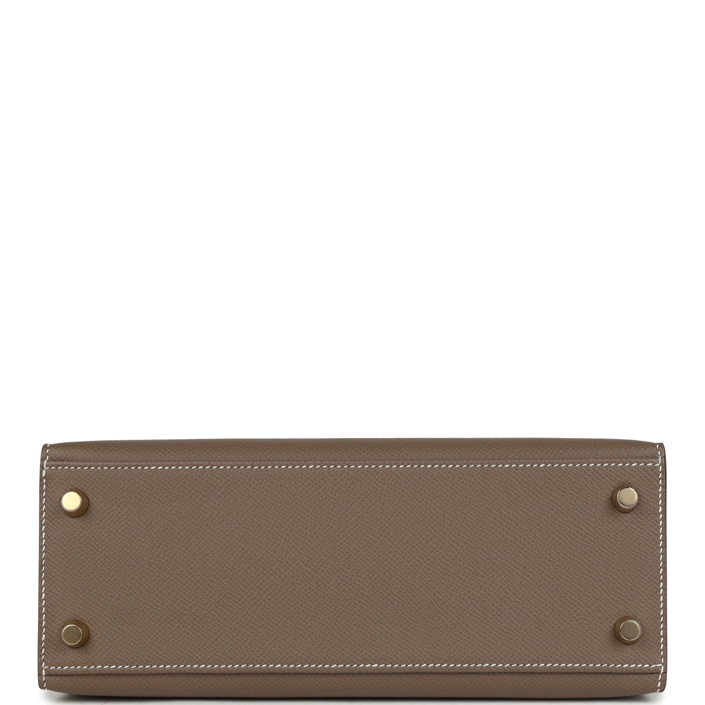 Hermes Kelly Sellier 25 Etoupe Epsom Gold Hardware