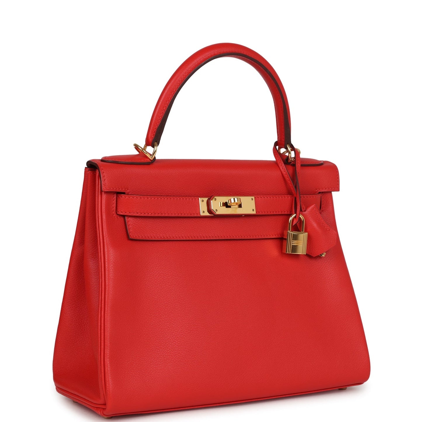 Hermes Kelly Retourne 28 Rouge Tomate Evercolor Gold Hardware