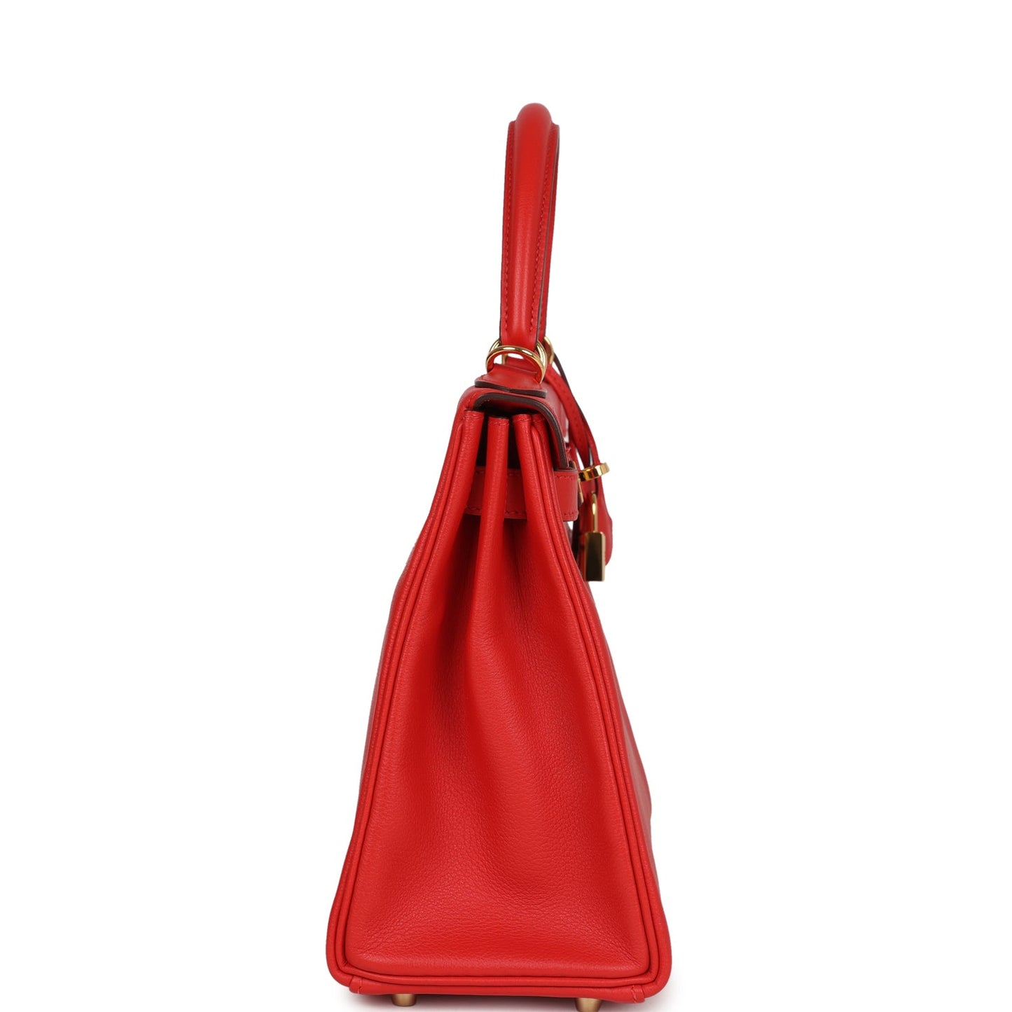 Hermes Kelly Retourne 28 Rouge Tomate Evercolor Gold Hardware