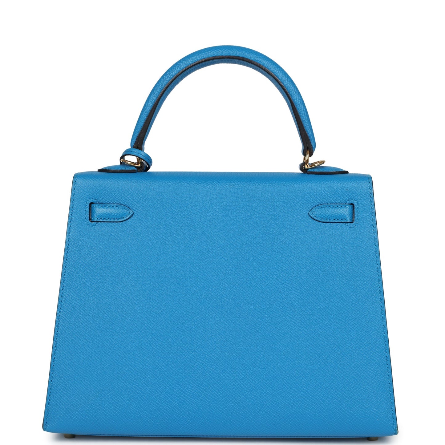 Hermes Kelly Sellier 25 Bleu Zanzibar Epsom Gold Hardware