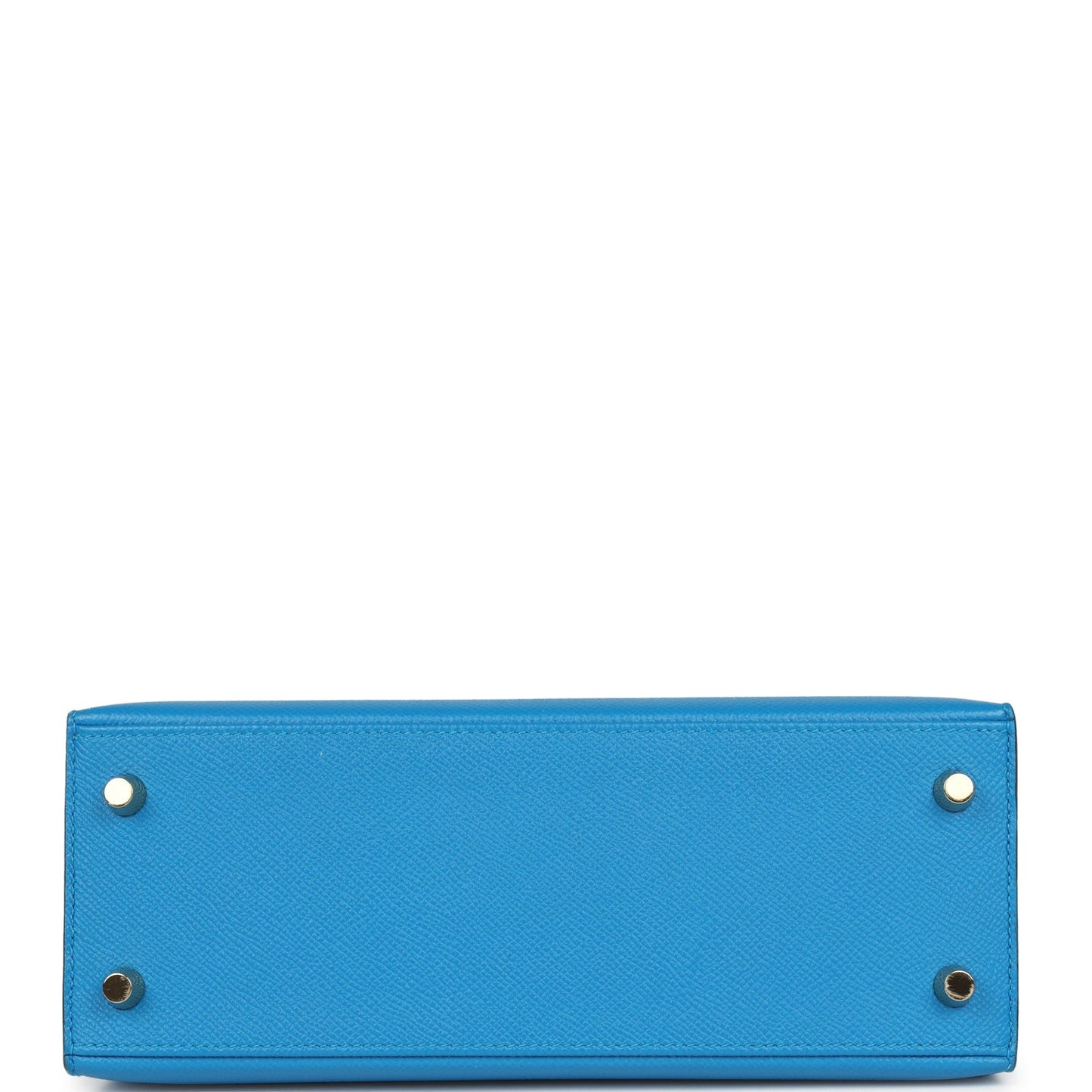 Hermes Kelly Sellier 25 Bleu Zanzibar Epsom Gold Hardware
