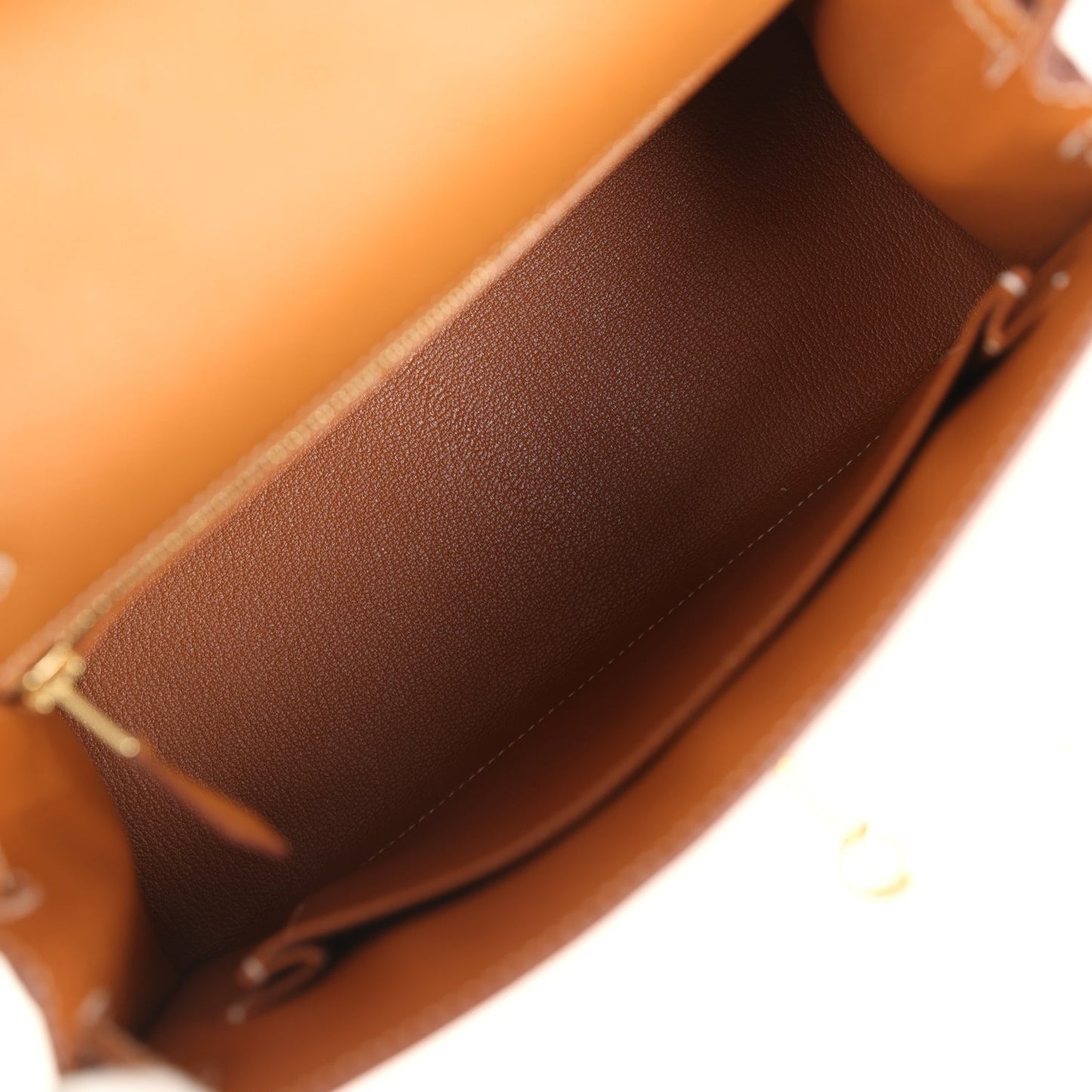 Hermes Kelly Sellier 25 Gold Epsom Gold Hardware