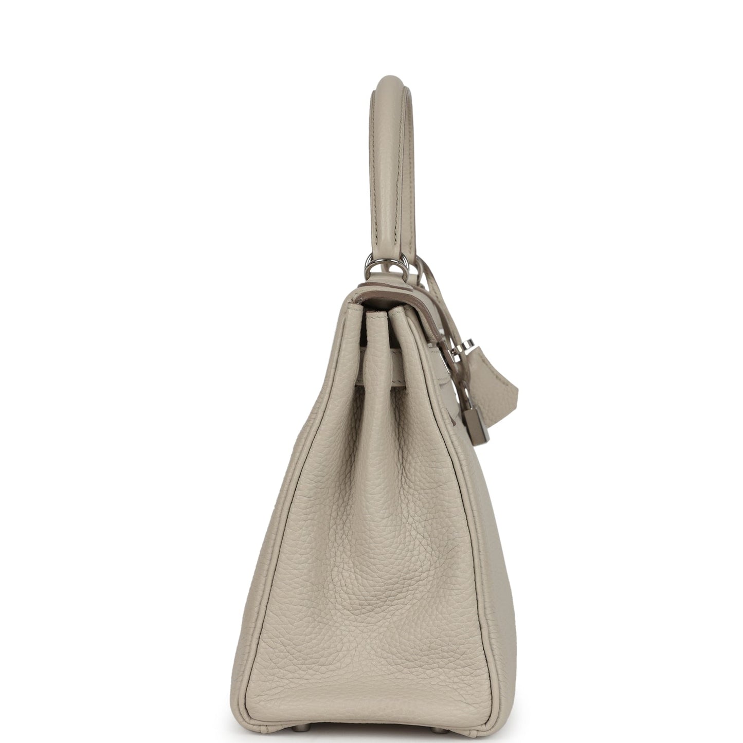 Hermes Kelly Retourne 28 Beton Clemence Palladium Hardware