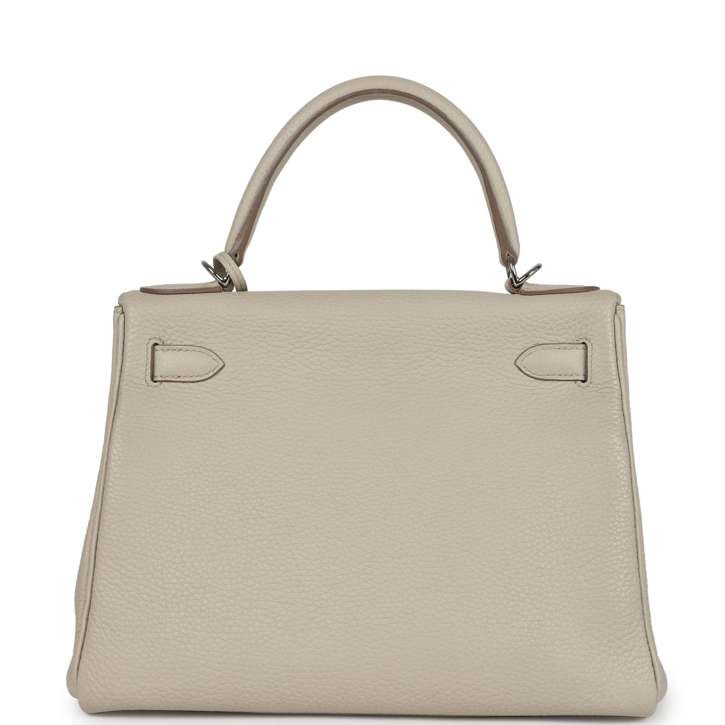 Hermes Kelly Retourne 28 Beton Clemence Palladium Hardware
