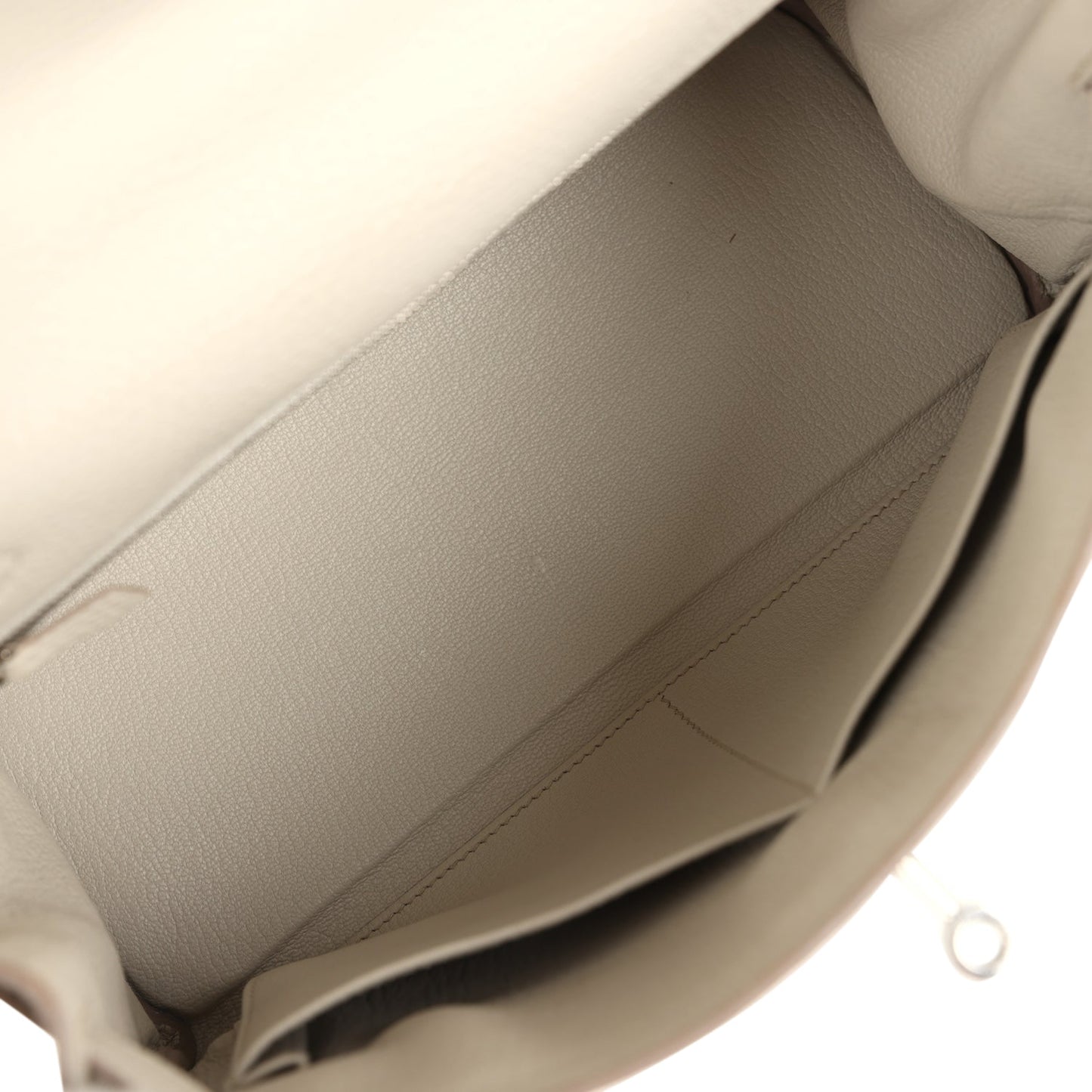 Hermes Kelly Retourne 28 Beton Clemence Palladium Hardware