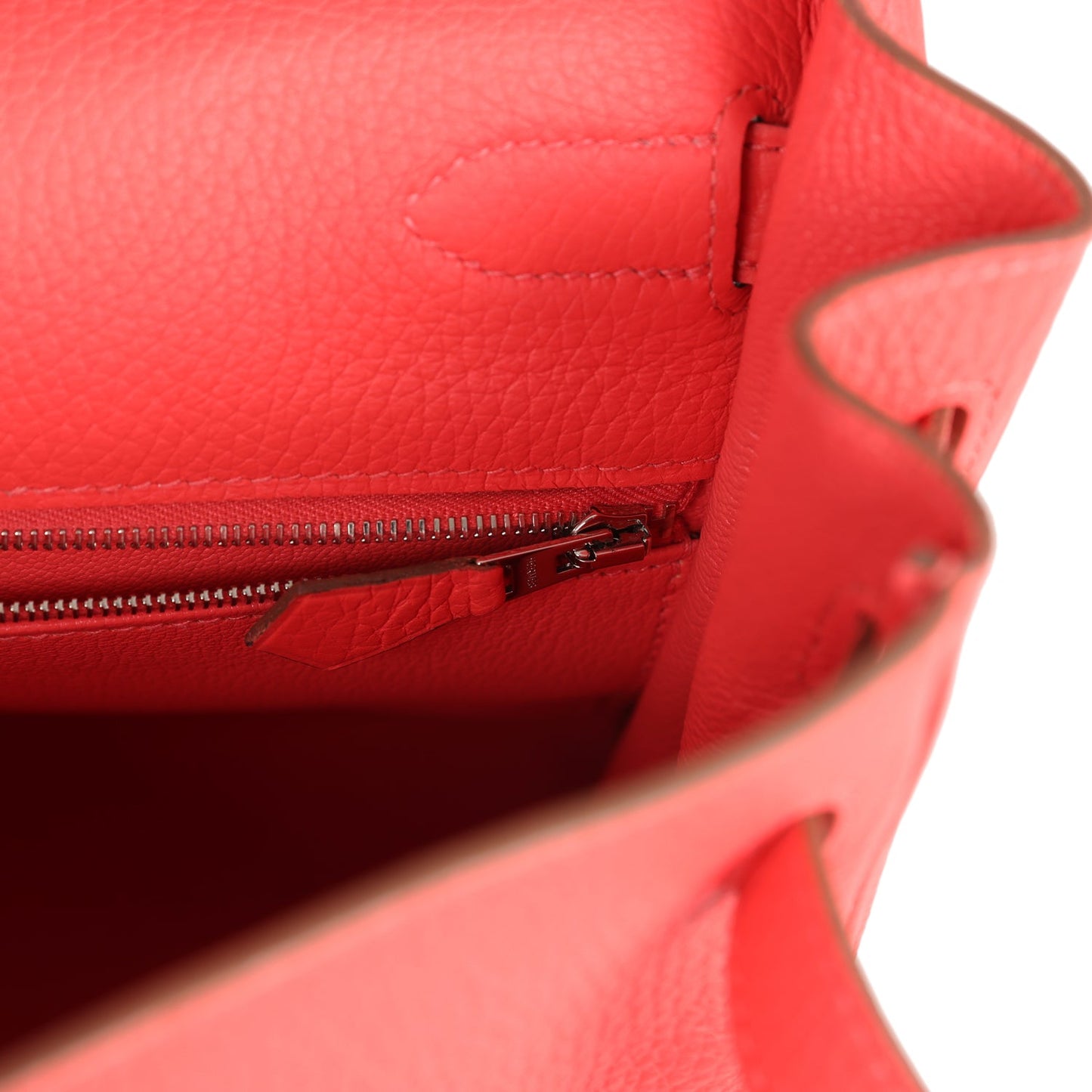 Hermes Retourne Kelly 35 Rose Jaipur Clemence Palladium Hardware