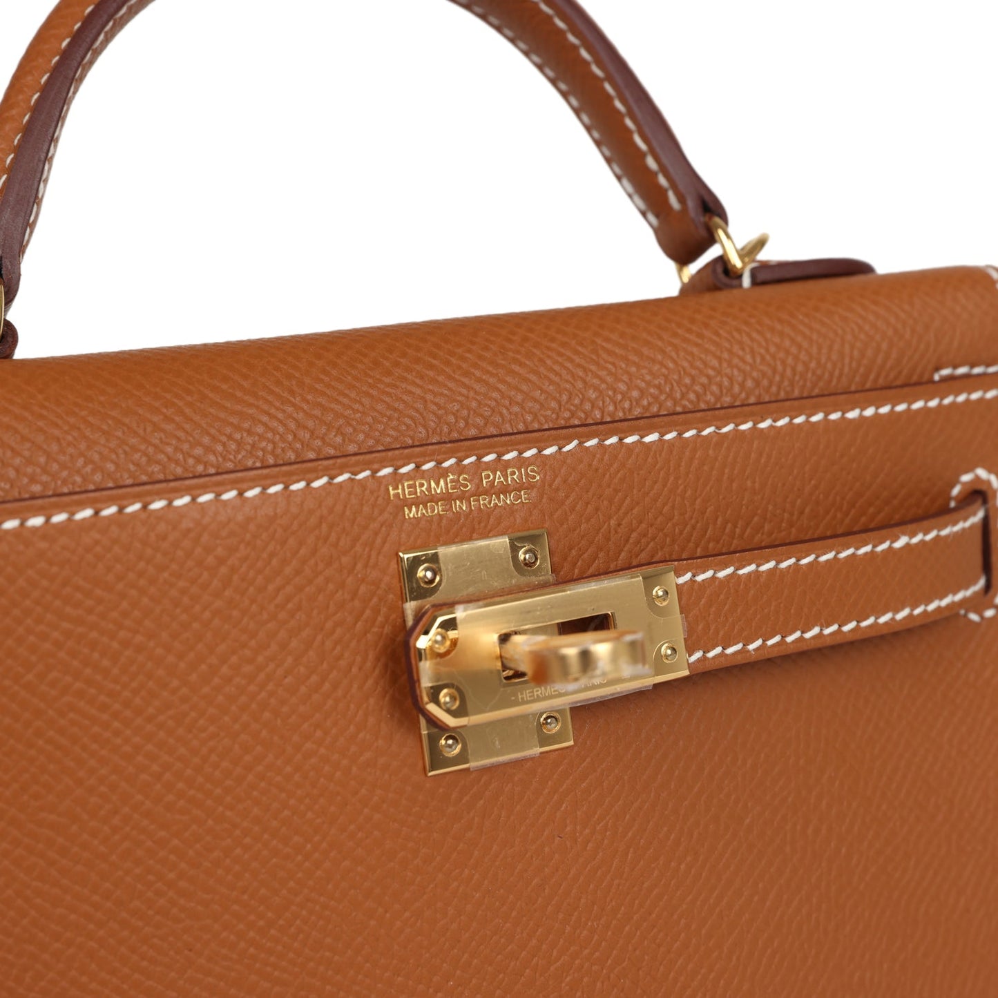 Hermes Kelly Sellier 20 Gold Epsom Gold Hardware
