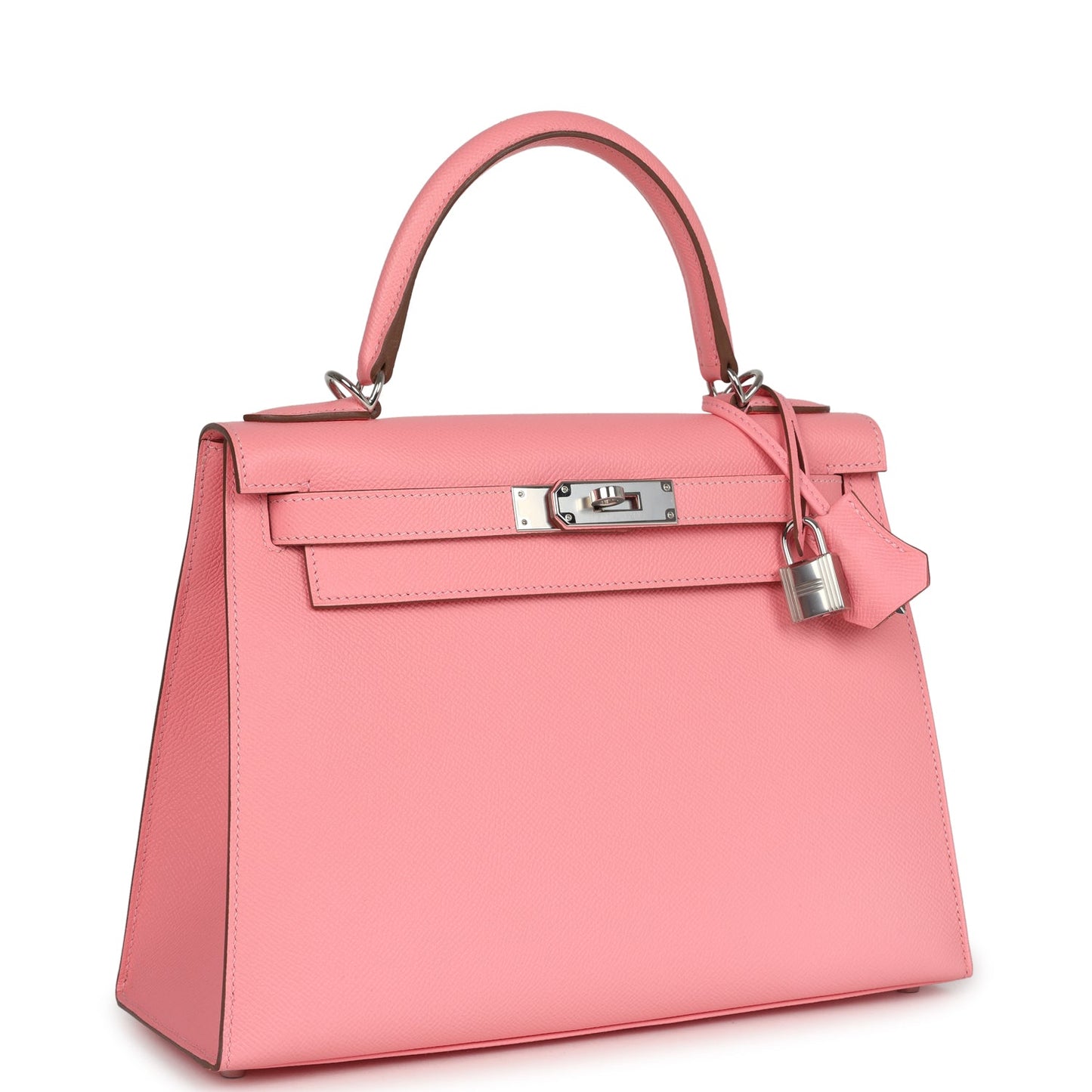 Hermes Kelly Sellier 28 Rose Confetti Epsom Palladium Hardware