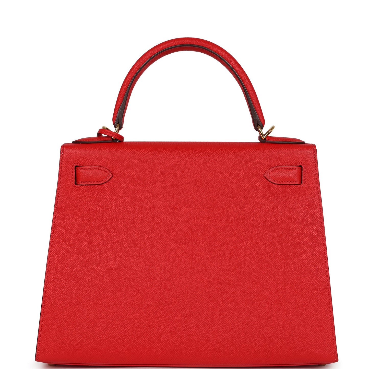 Hermes Kelly Sellier 28 Rouge De Coeur Epsom Gold Hardware