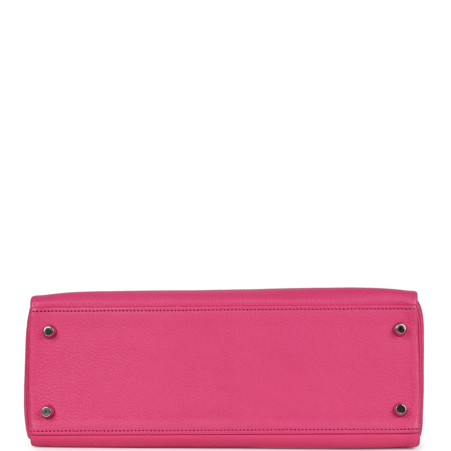 Hermes Kelly Retourne 32 Rose Tyrien Chevre Palladium Hardware