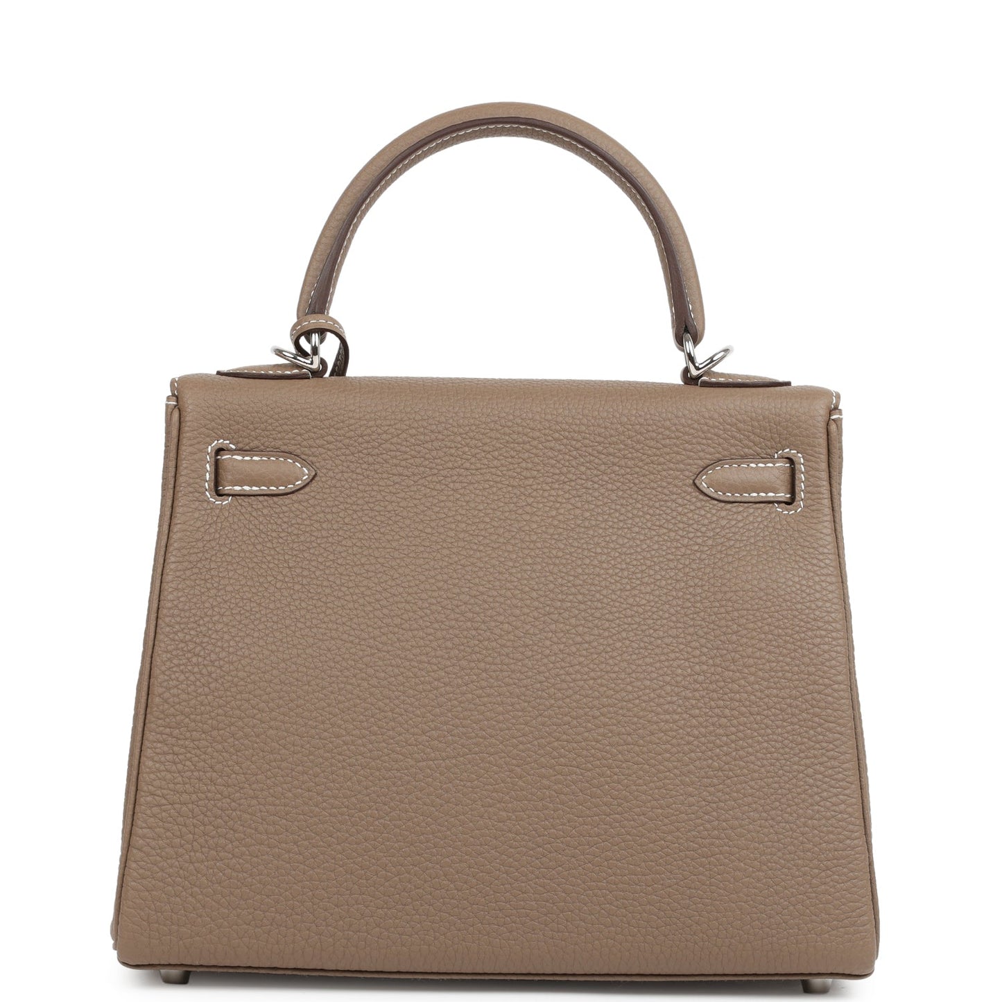 Hermes Kelly Retourne 25 Etoupe Togo Palladium Hardware