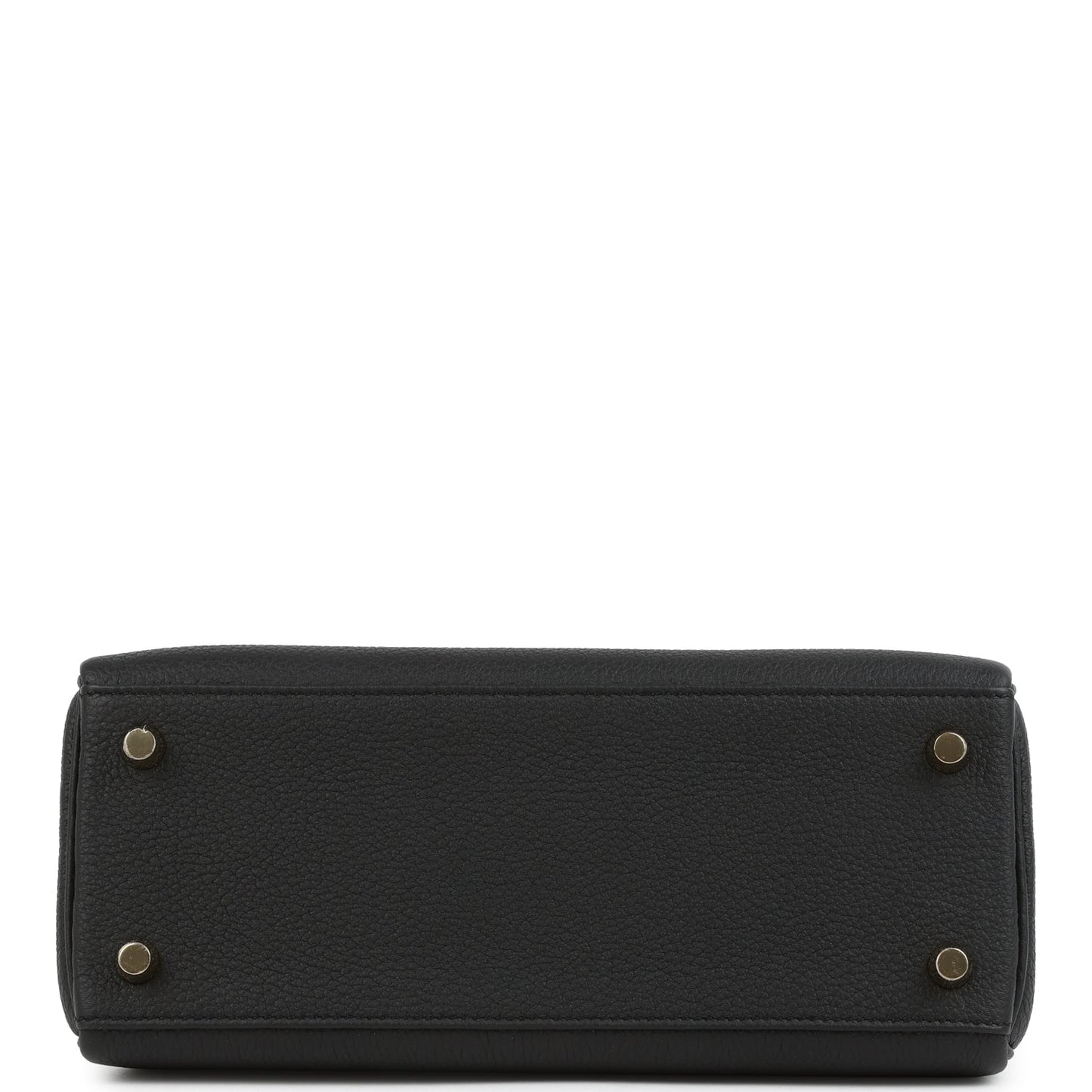 Hermes Kelly Retourne 25 Black Togo Gold Hardware
