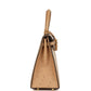 Hermes Kelly Sellier 25 Chai Ostrich Gold Hardware