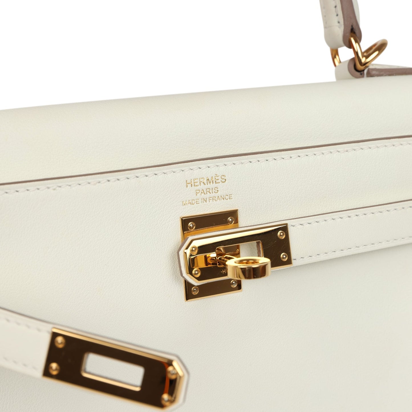 Hermes Kelly Retourne 25 Mushroom Swift Gold Hardware