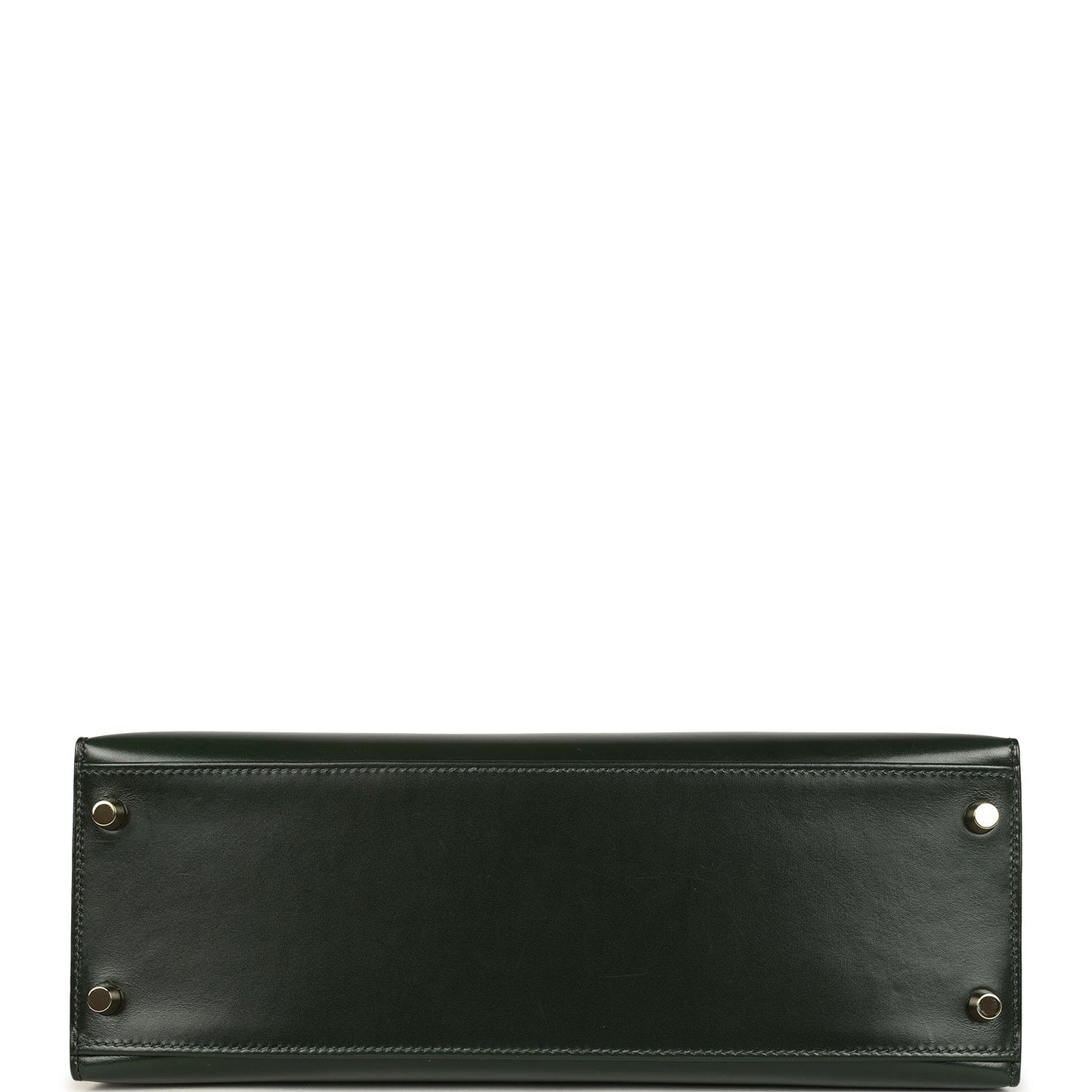 Hermes Kelly Sellier 32 Vert Fonce Box Gold Hardware
