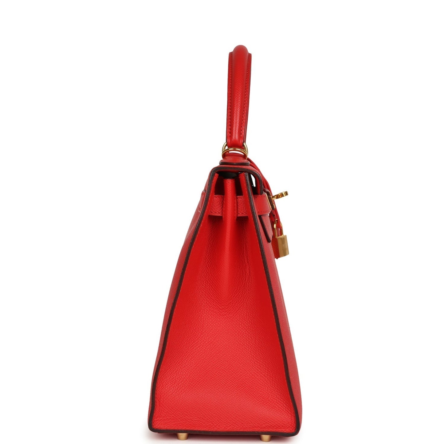 Hermes Kelly Sellier 28 Rouge Tomate Epsom Gold Hardware