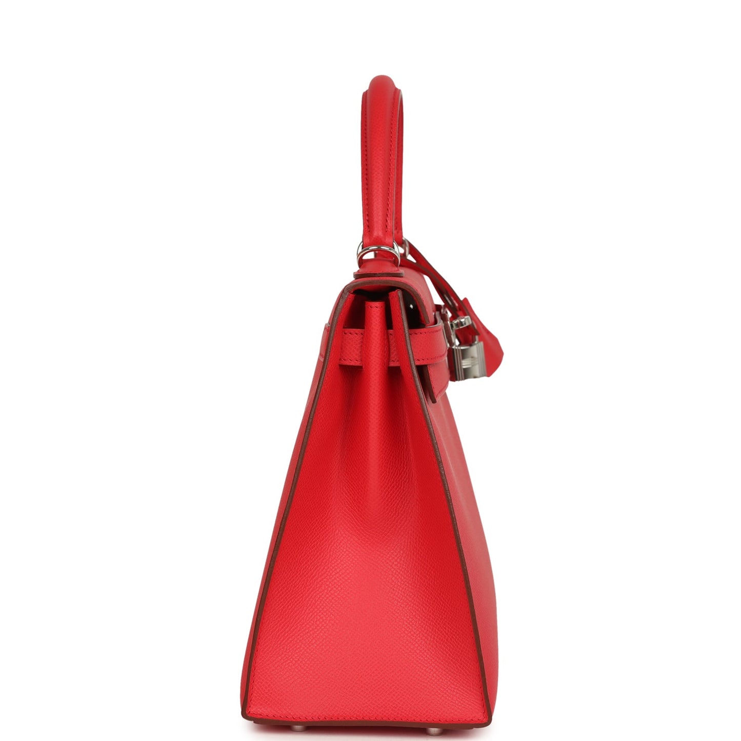 Hermes Kelly Sellier 28 Bougainvillea Epsom Palladium Hardware
