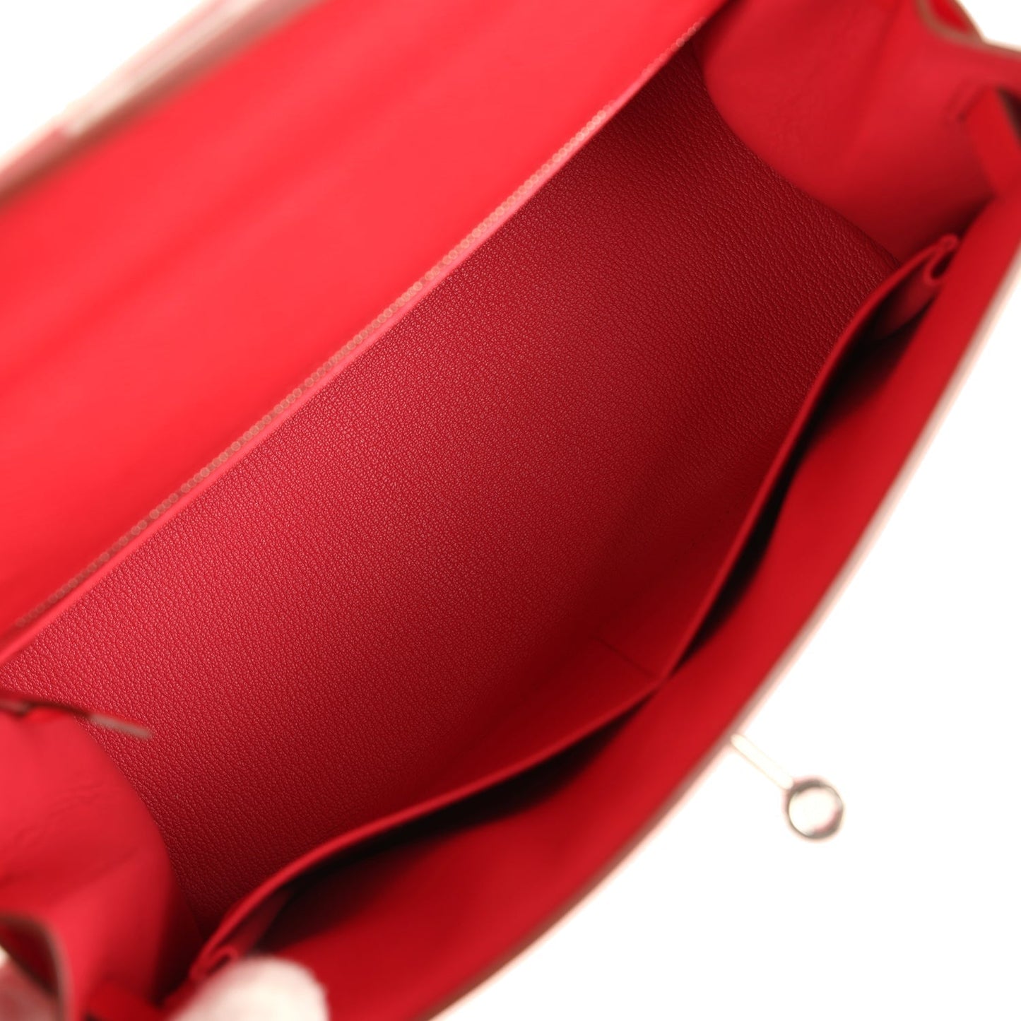 Hermes Kelly Sellier 28 Bougainvillea Epsom Palladium Hardware