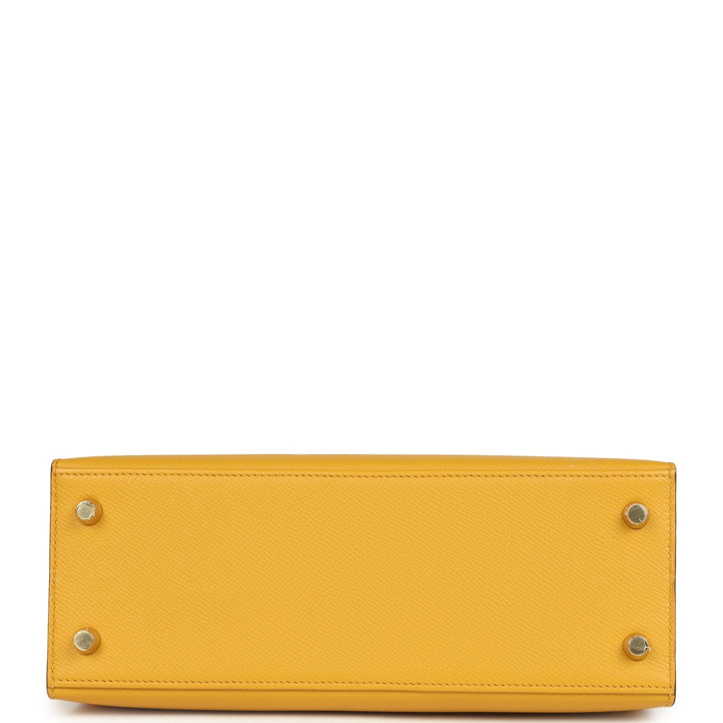 Hermes Kelly Sellier 25 Jaune Ambre Epsom Gold Hardware