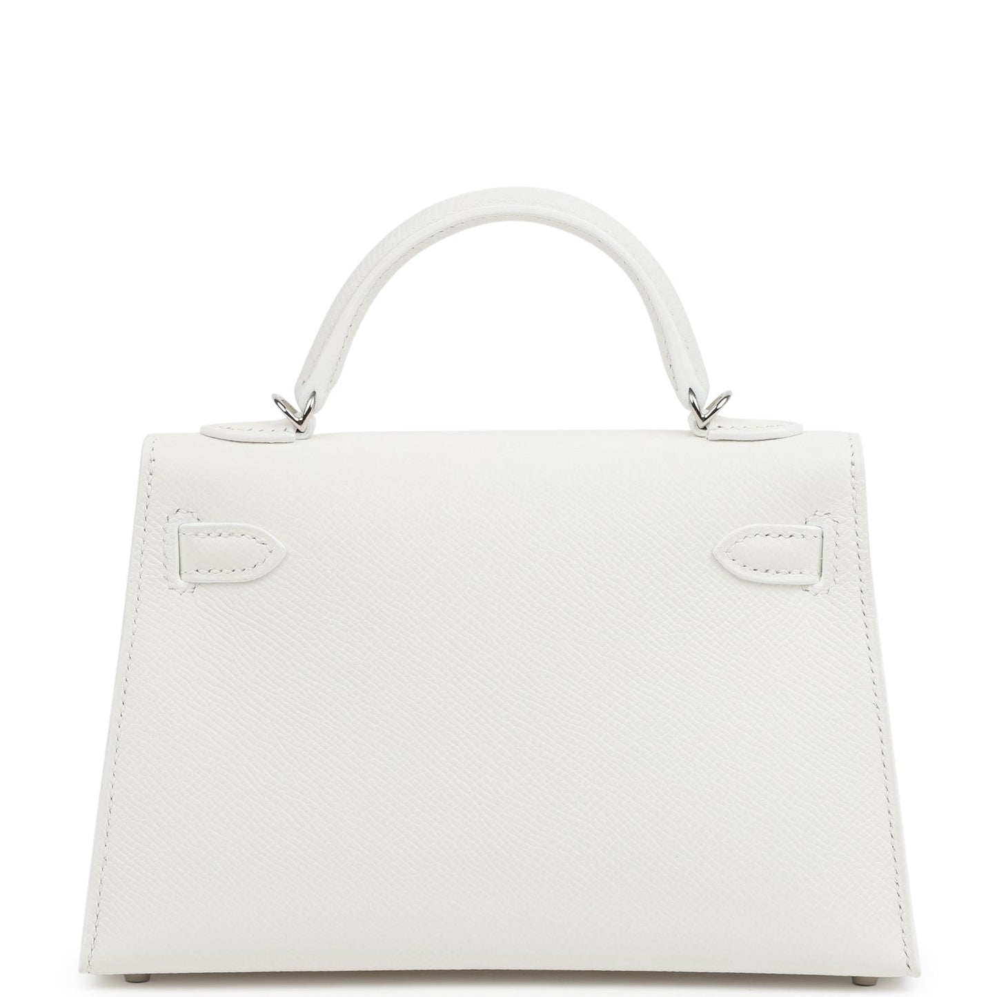 Hermes Kelly Sellier 20 New White Epsom Palladium Hardware