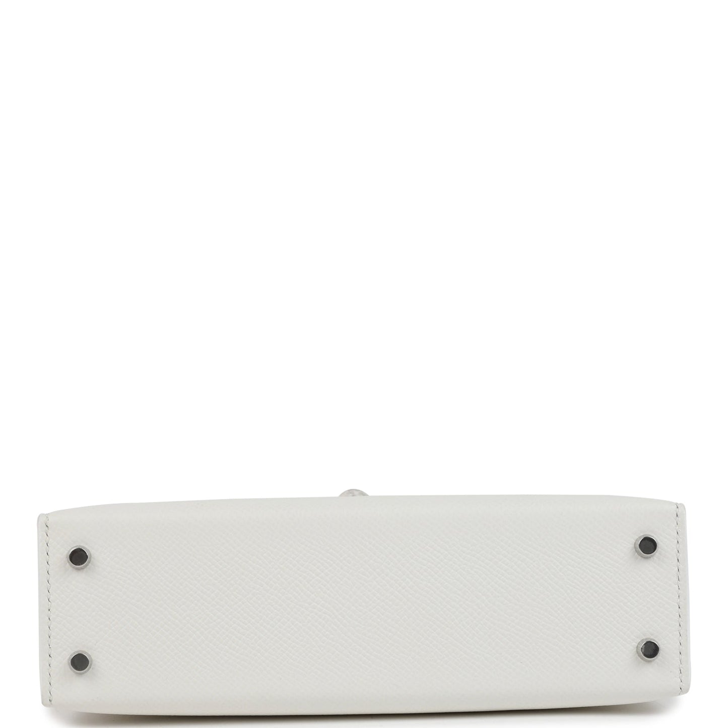 Hermes Kelly Sellier 20 New White Epsom Palladium Hardware