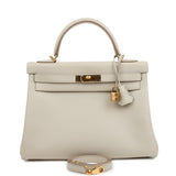 Hermes Kelly Retourne 32 Beton Evercolor Gold Hardware