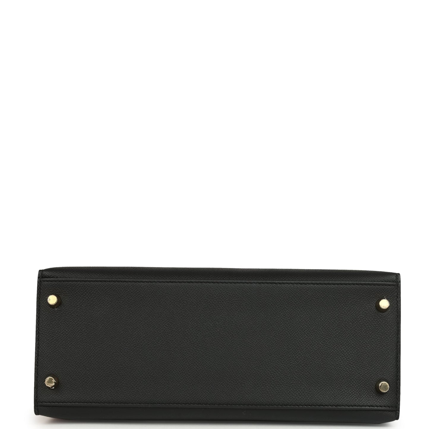 Hermes Kelly Sellier 28 Black Epsom Gold Hardware