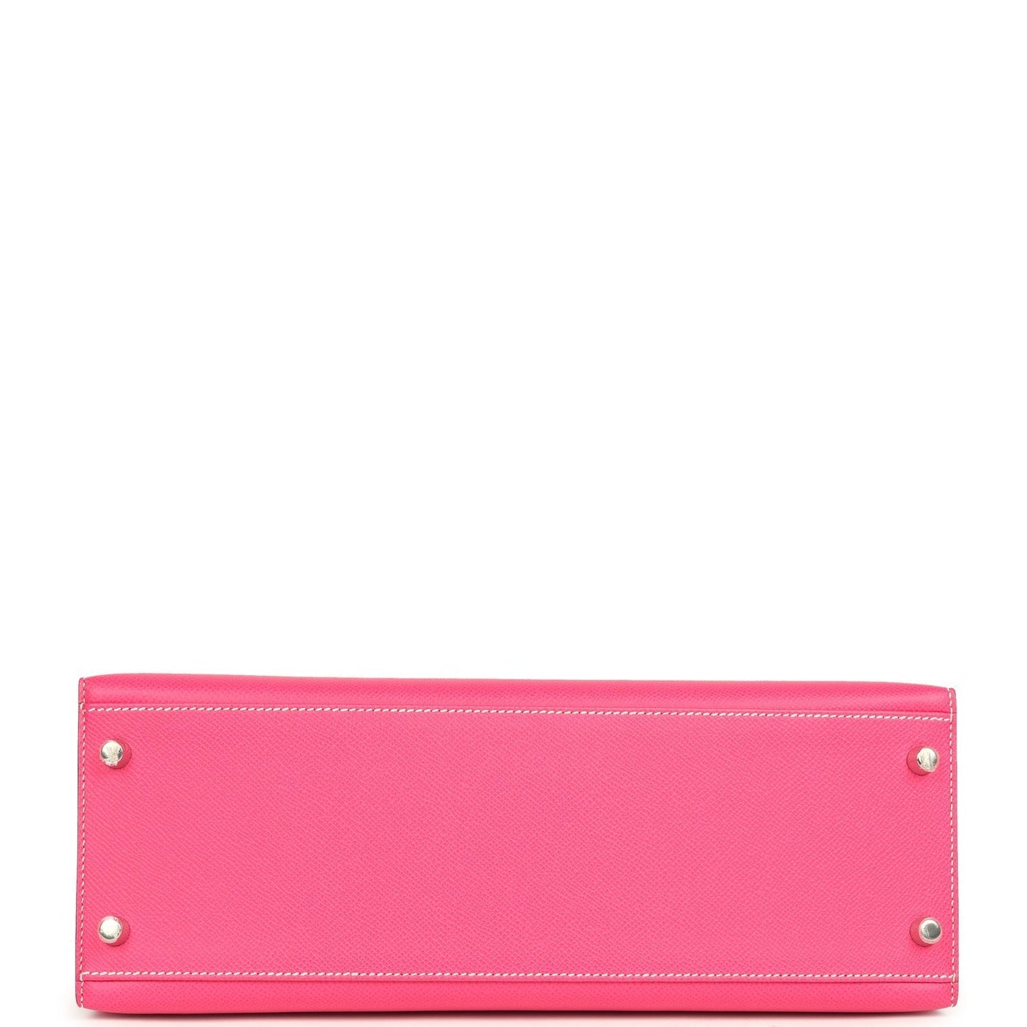 Hermes Candy Kelly Sellier 32 Rose Tyrien Epsom Palladium Hardware