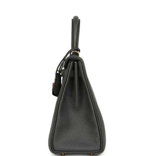 Hermes Kelly Retourne 25 Plomb Togo Permabrass Hardware