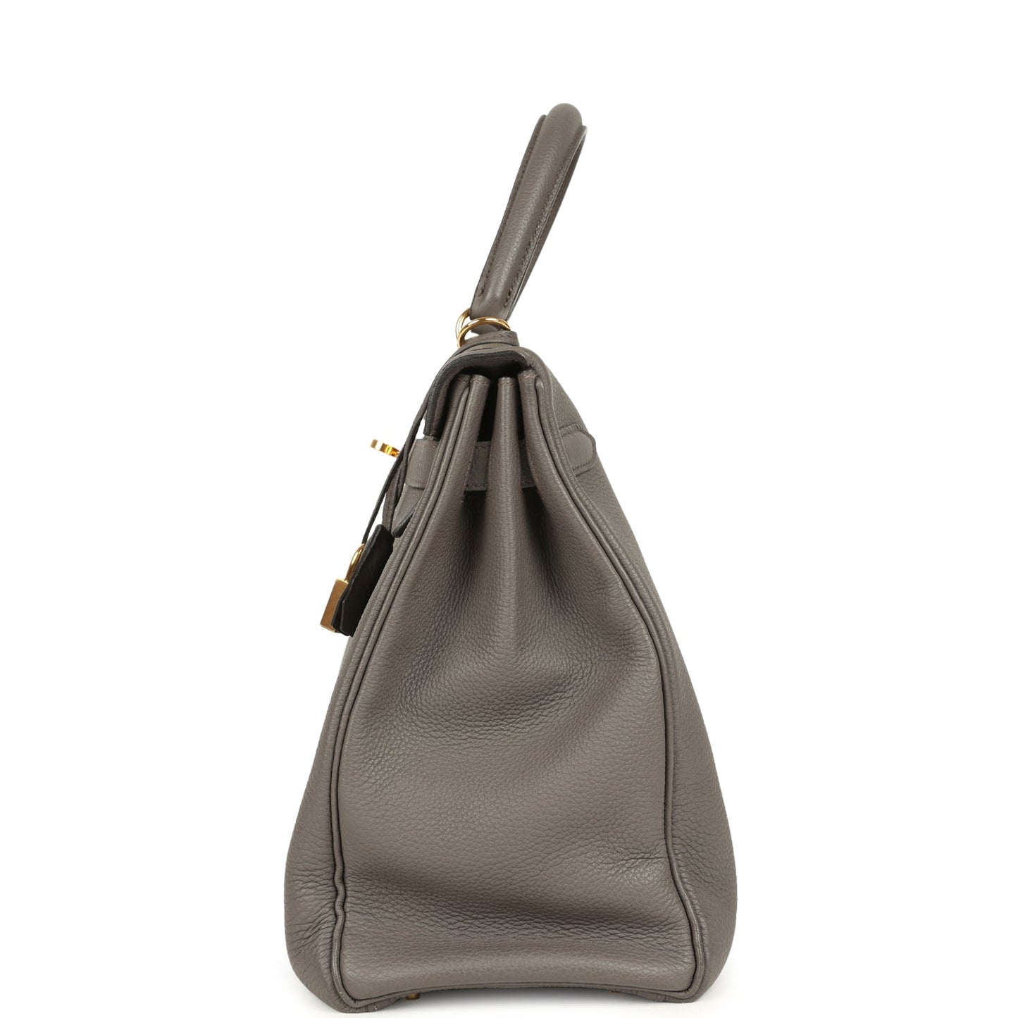 Hermes Kelly Retourne 35 Etain Togo Gold Hardware
