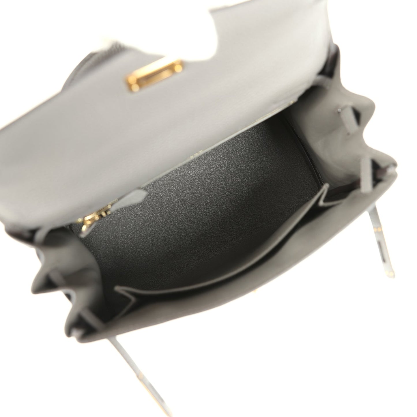 Hermes Kelly Retourne 25 Etain Togo Gold Hardware