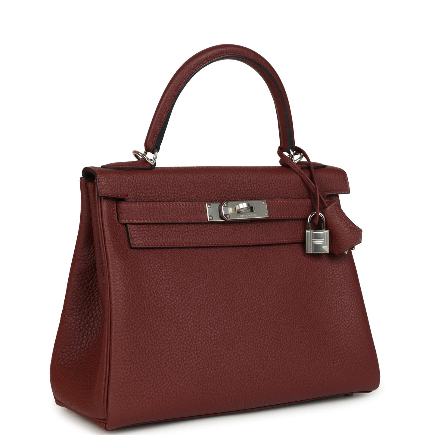 Hermes Kelly Retourne 28 Rouge H Togo Palladium Hardware