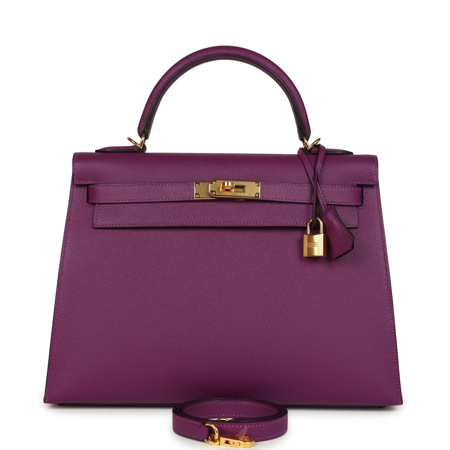 Hermes Kelly Sellier 32 Anemone Epsom Gold Hardware