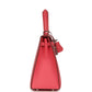 Hermes Kelly Sellier 25 Rose Lipstick Chevre Mysore Palladium Hardware