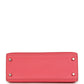 Pre-owned Hermes Kelly Sellier 25 Rose Lipstick Chevre Mysore Palladium Hardware