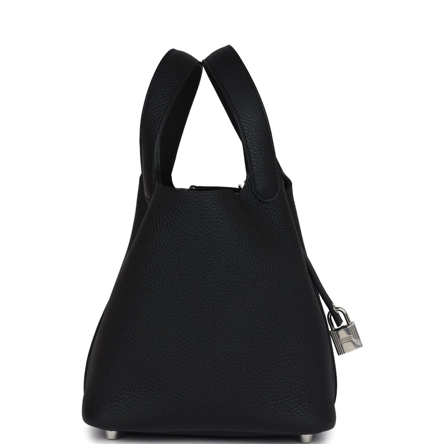Hermes Picotin Lock 18 Black Clemence Palladium Hardware