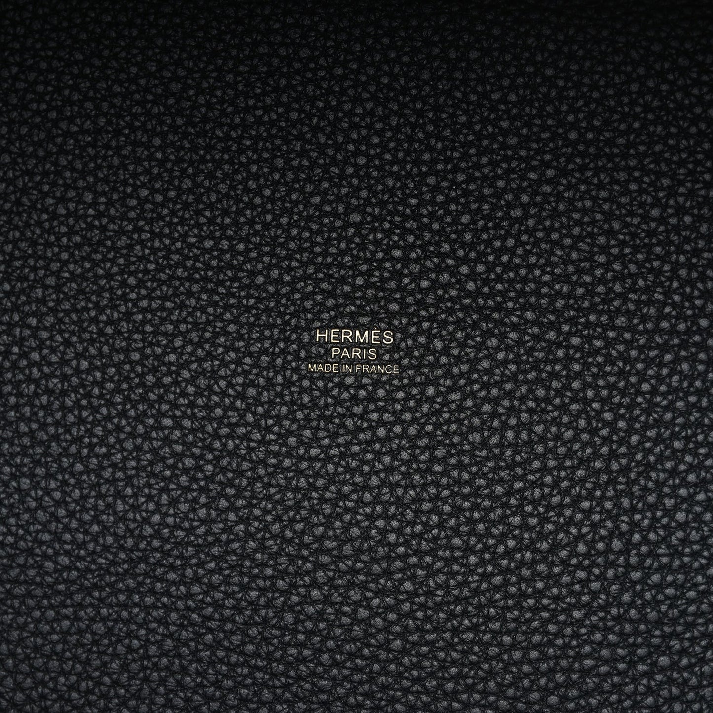Hermes Picotin Lock 22 Black Clemence Gold Hardware