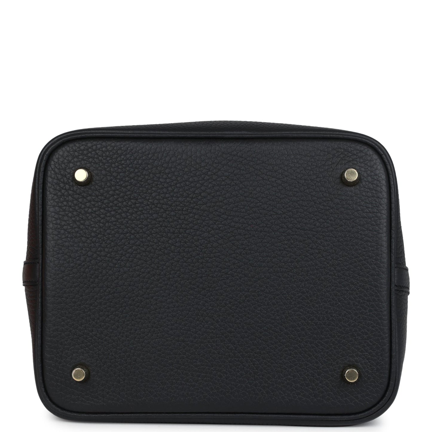 Hermes Picotin Lock 22 Black Clemence Gold Hardware