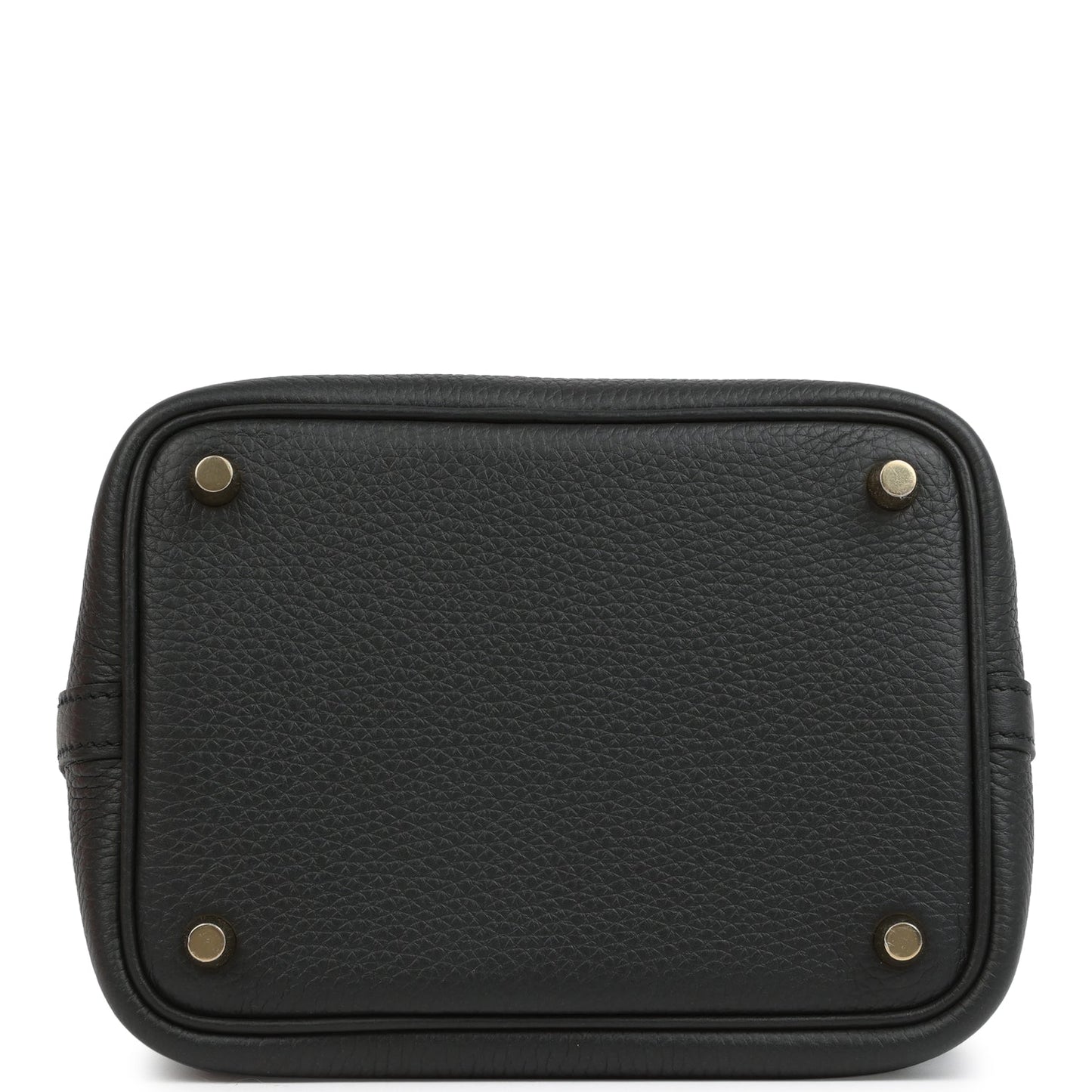 Hermes Picotin Lock 18 Black Clemence Gold Hardware