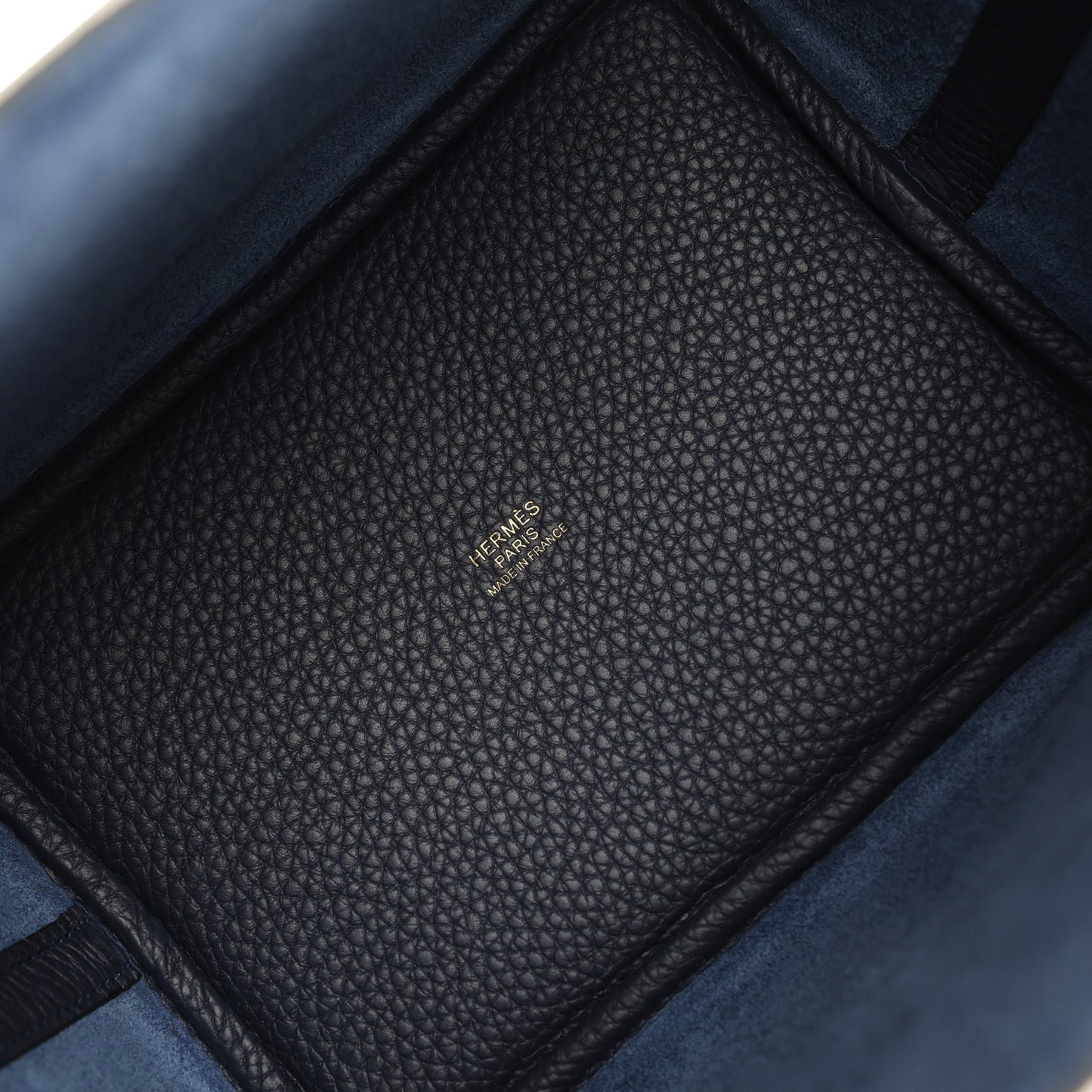 Hermes Picotin Lock 18 Bleu Nuit Clemence Gold Hardware