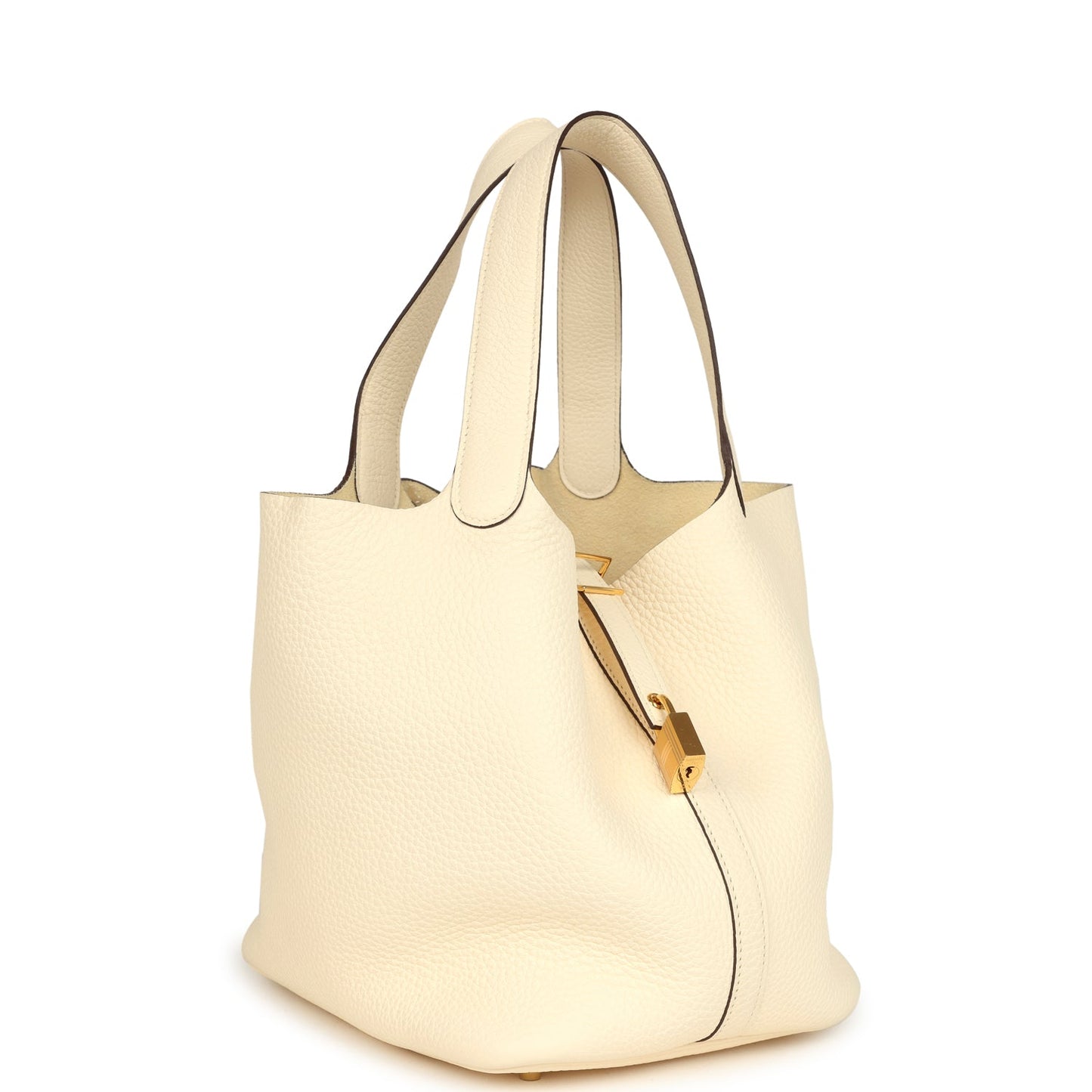 Hermes Picotin Lock 22 Nata Clemence Gold Hardware